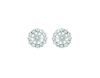 8MM Diamond jacket earrings