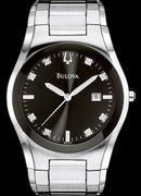 96D104 Bulova Men's Diamond Collection 