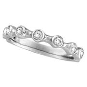 Bezel Diamond Band Ring