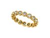 Bezel Set Diamond Eternity Band Ring