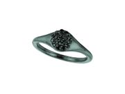 Black diamond ring