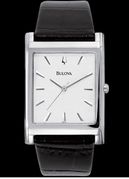Bulova Men's Leather Strap Collection 96A23