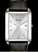Bulova Men's Leather Strap Collection 96B117