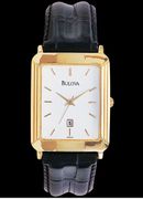 Bulova Men's Leather Strap Collection 97B40