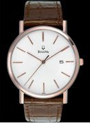 Bulova Men's Leather Strap Collection 98H51