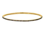 Champagne diamond Bangle