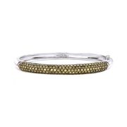 Champagne diamond bangle