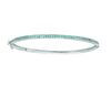 Champagne diamond milgrain bangle