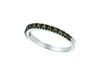 Champagne Diamond Stackable Ring, 14K White Gold