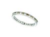Champagne & white diamond eternity band