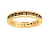 Channel set champagne diamond eternity band