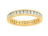 Channel set diamond eternity band
