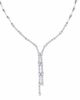Designer Diamond Necklace, 14K White Gold