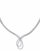 Designer Diamond Necklace, 14K White Gold