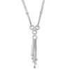 Designer Diamond Necklace 14K White Gold
