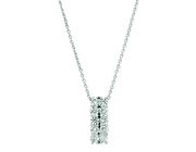 Diamond 2 rows necklace