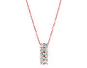 Diamond 2 rows necklace