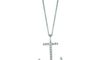 Diamond anchor necklace