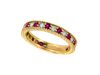 Diamond and Ruby Ring Band