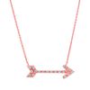 Diamond arrow necklace