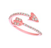 Diamond arrow ring