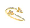 Diamond arrow ring
