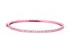 Diamond Bangle, 14K Pink Gold