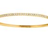 Diamond bangle, 14K yellow gold