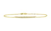 Diamond bar bracelet