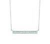 Diamond bar necklace