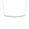 Diamond bar necklace