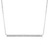 Diamond bar necklace