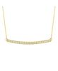 Diamond bar necklace