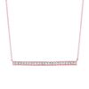 Diamond bar necklace