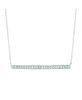 Diamond bar necklace