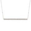 Diamond bar necklace