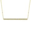 Diamond bar necklace