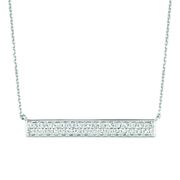 Diamond Bar necklace