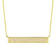 Diamond Bar necklace