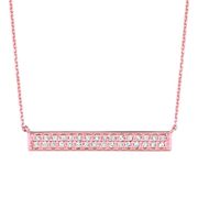 Diamond Bar necklace