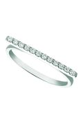 Diamond bar ring