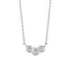 Diamond bezel necklace