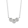 Diamond bezel necklace