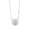 Diamond Bezel Necklace