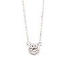 Diamond Bezel Necklace