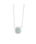 Diamond Bezel Necklace