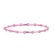 Diamond bezel set bracelet