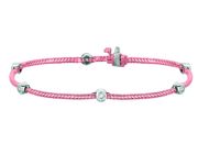 Diamond bezel set bracelet