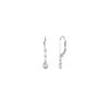 Diamond bezel set earrings