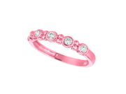 Diamond bezel set ring